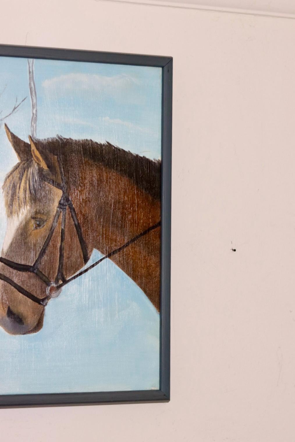 "HORSE IN SNOW" by Lars Gideon