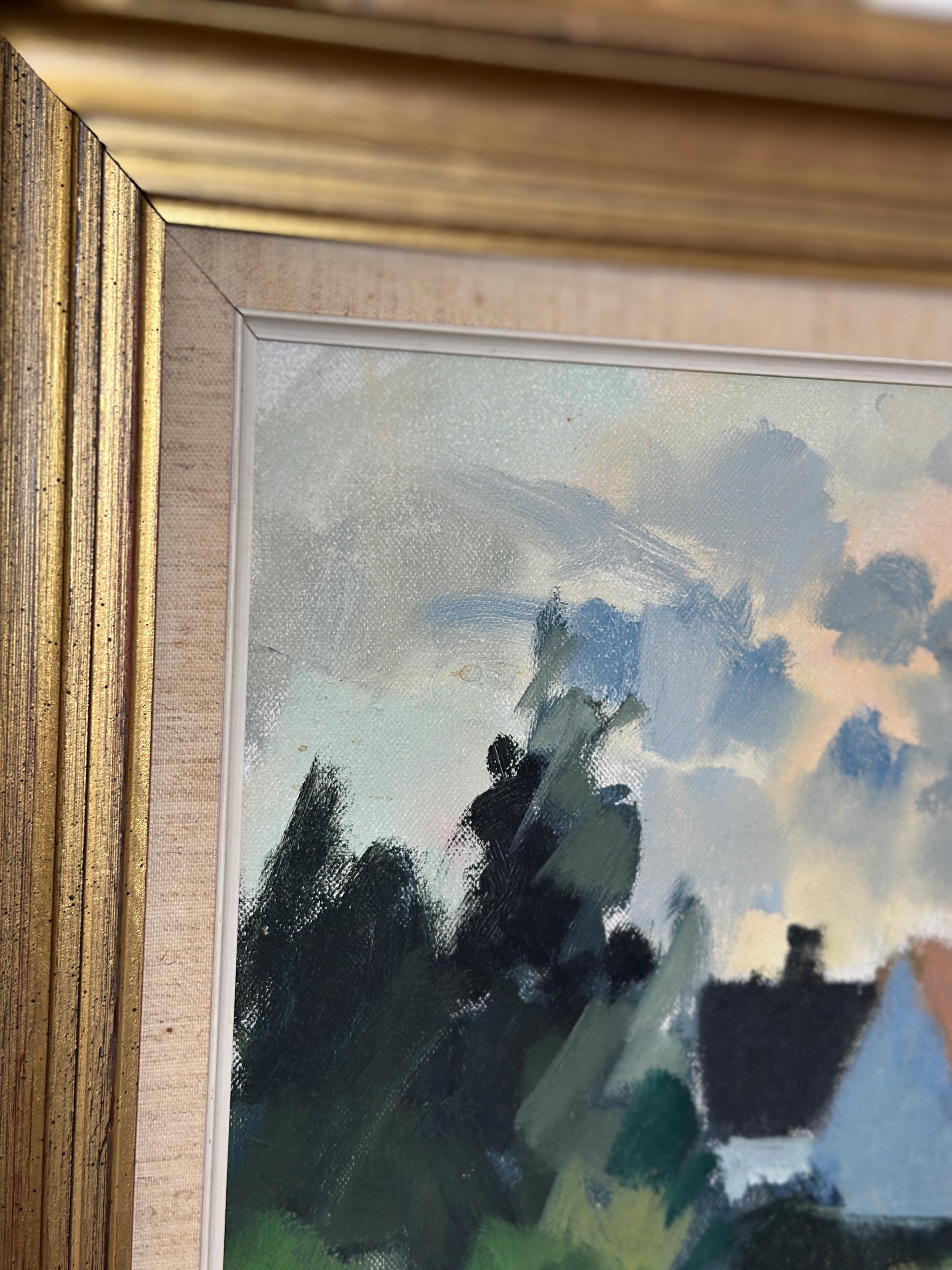 “Village with Windmill” by Stig Wernheden