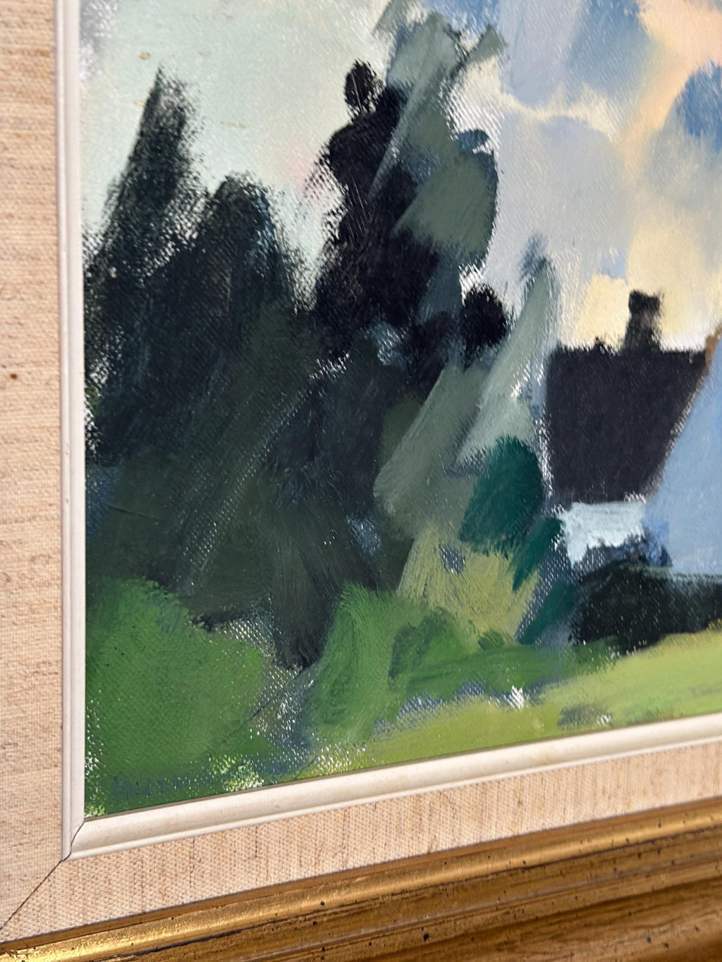 “Village with Windmill” by Stig Wernheden