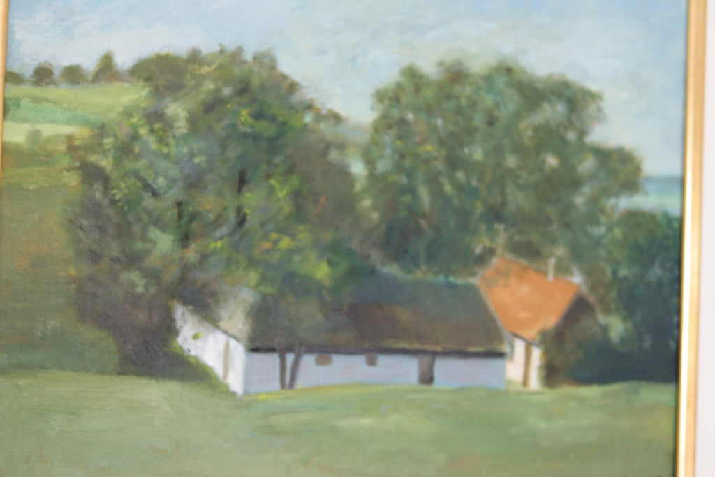 “Landscape with Farm” by H. Engkvist