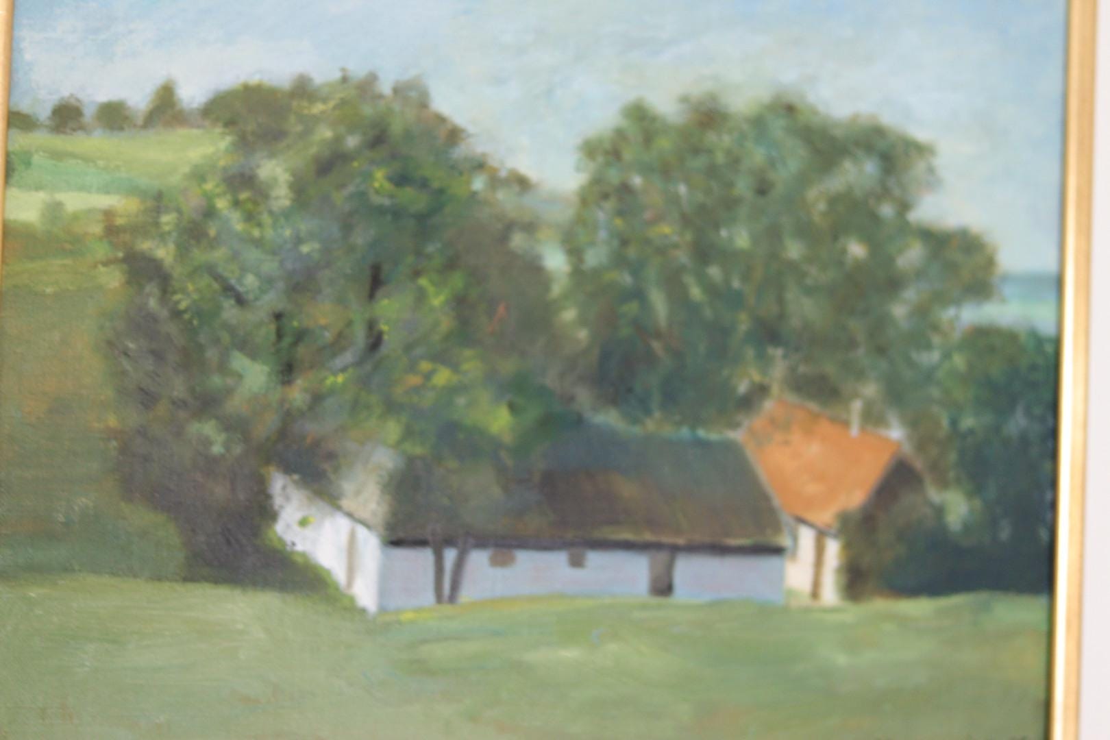 “Landscape with Farm” by H. Engkvist