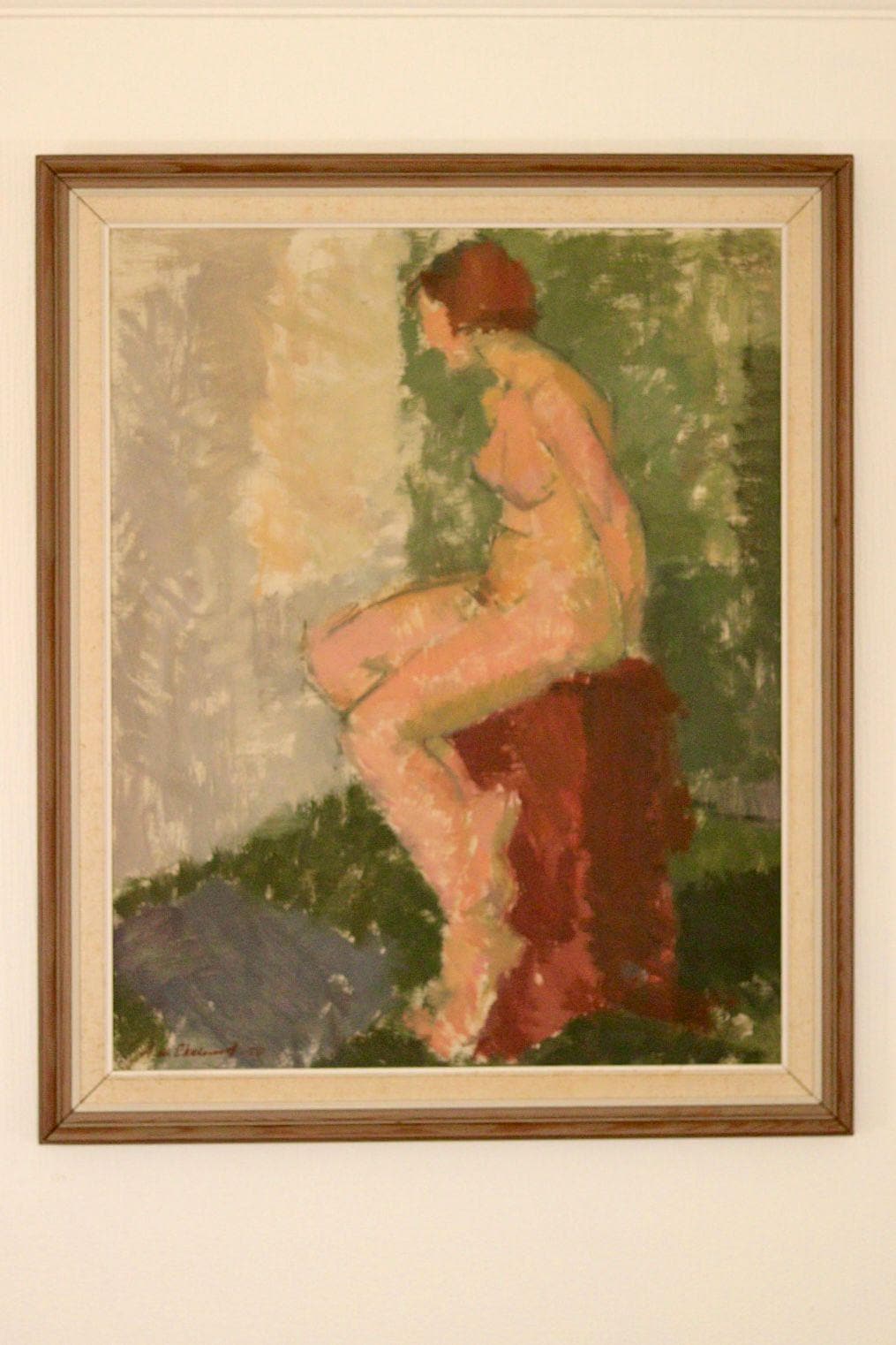 “Seated Model” by Axel Werner Ekelund