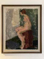 “Seated Model” by Axel Werner Ekelund