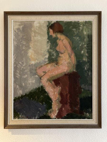 “Seated Model” by Axel Werner Ekelund