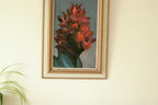 Original Vintage Oil on Canvas – "Flowers"