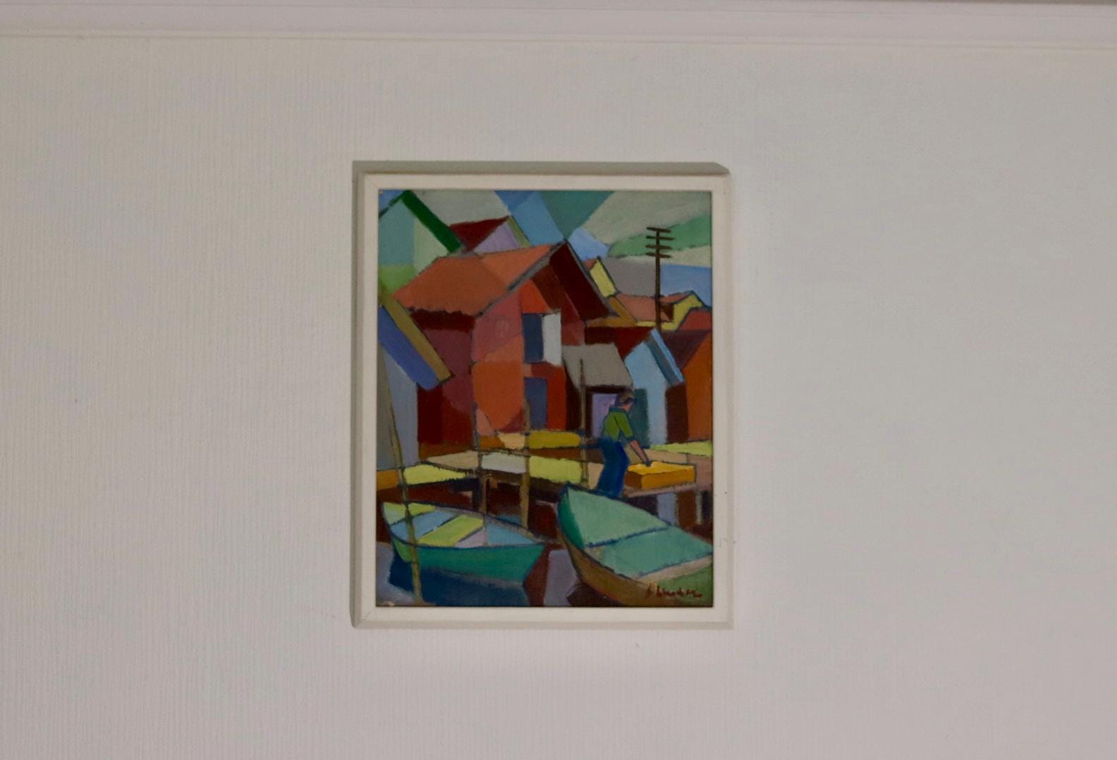 “Houses and Boats” by Helge Linden