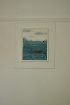 “Orrtupparna Samlas (The Black Grouse Gather)” by Bruno Wiklund-Vintage