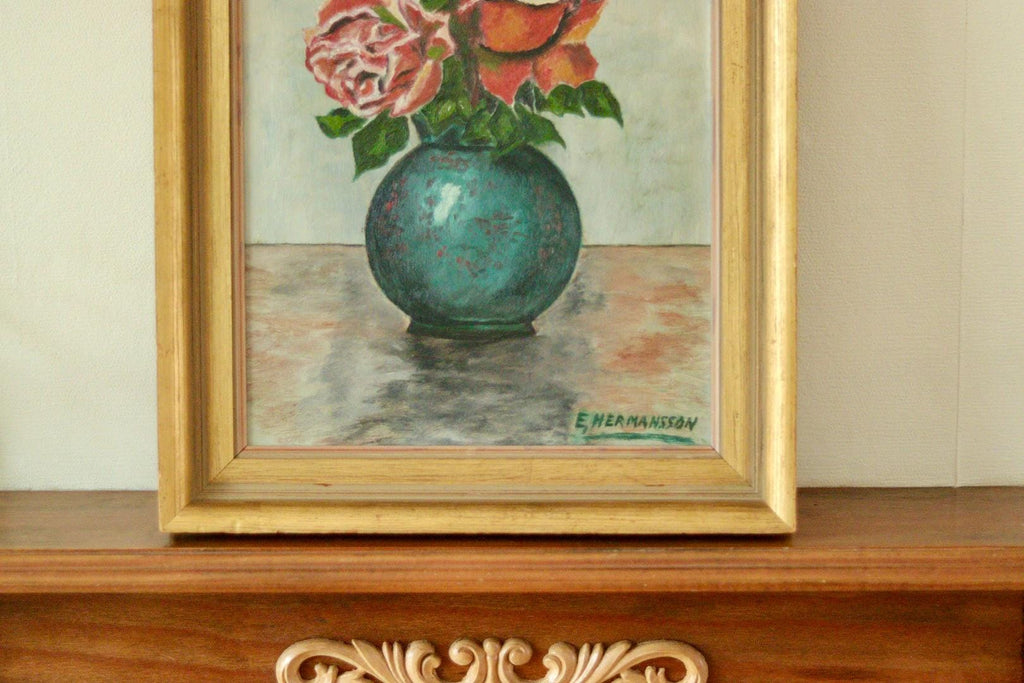 "Still Life Vase" by E. Hermansson