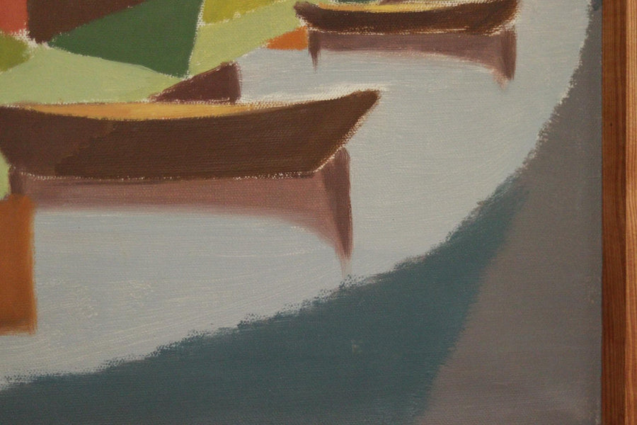 “Moored Boats” by bon