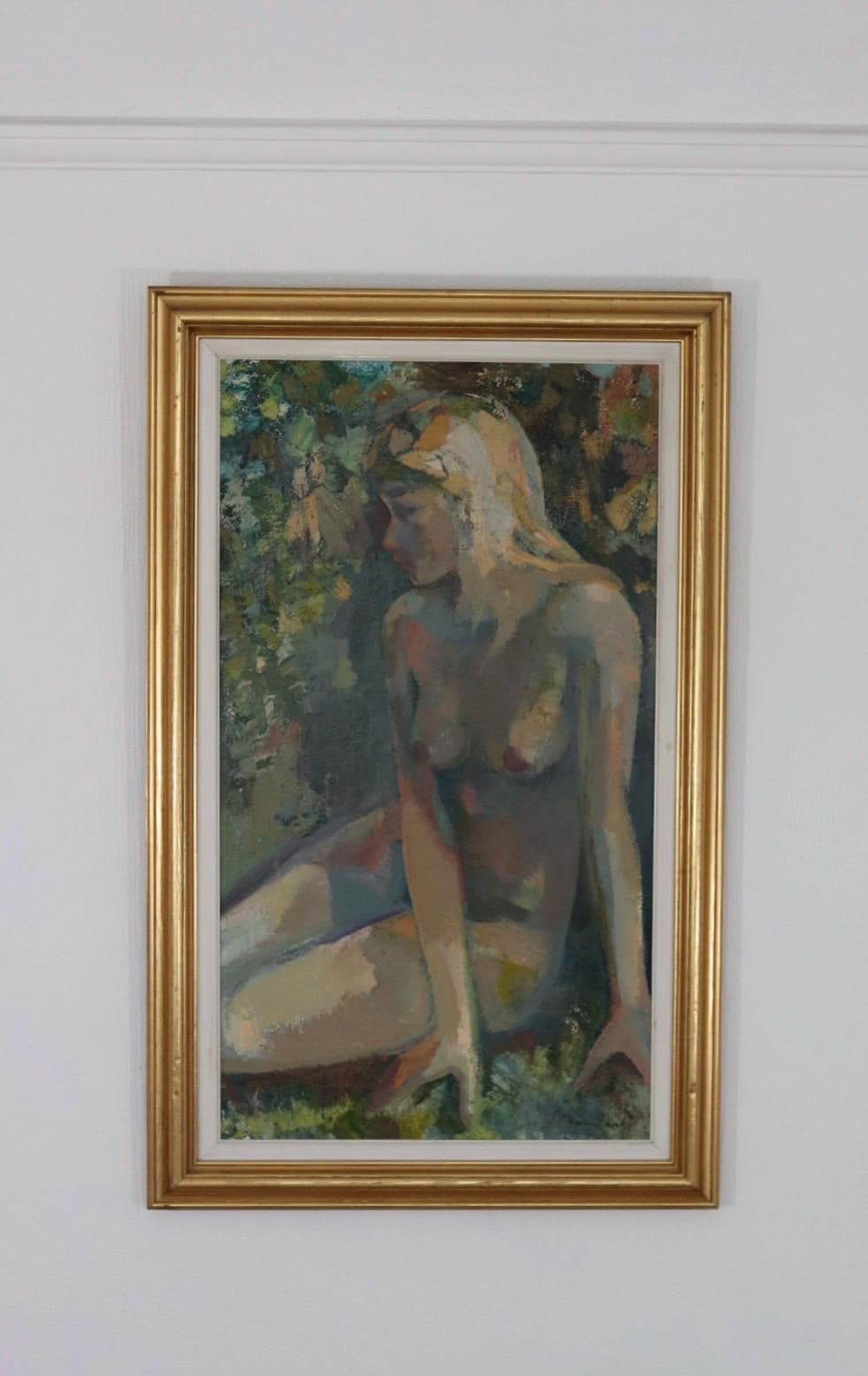 “Seated Woman” by Bernhard Petersen (1911–1988)