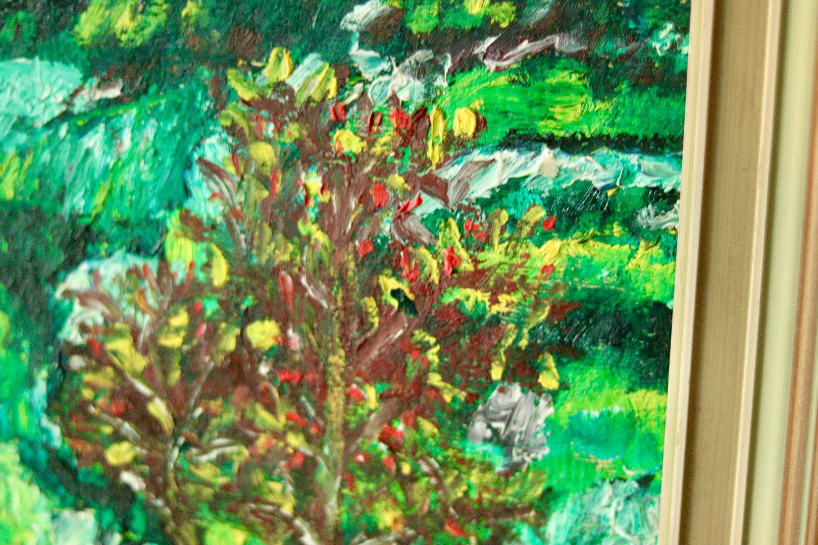 Original Mid-Century Oil on Canvas – “Landscape Motif”