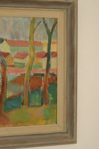 “Houses Obscured by the Trees” by Clas Walter Sundman