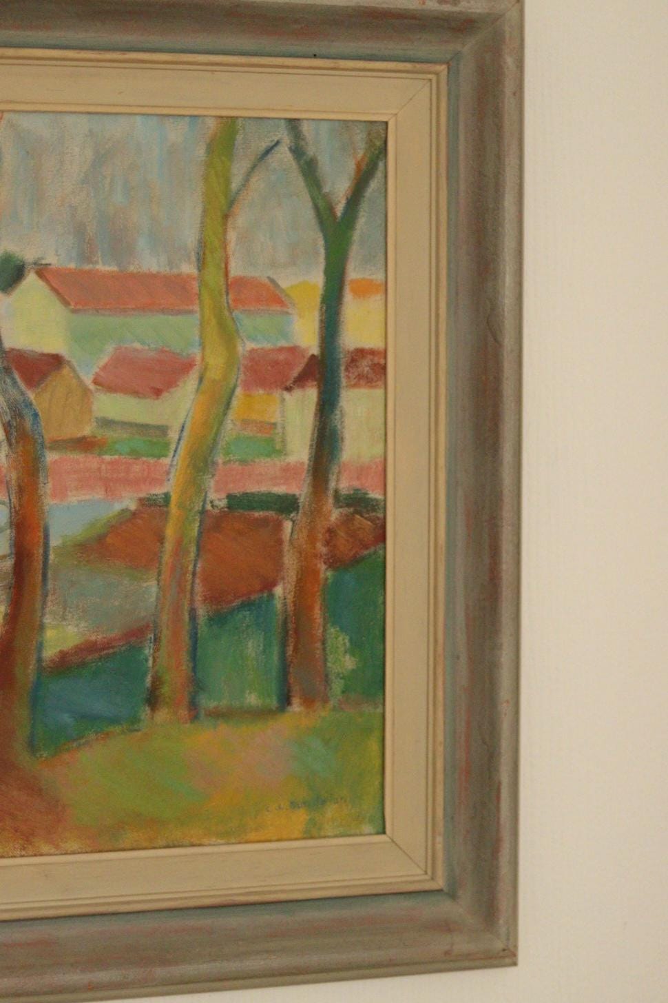 “Houses Obscured by the Trees” by Clas Walter Sundman