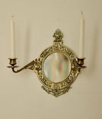 SINGLE Vintage Swedish Brass Sconce