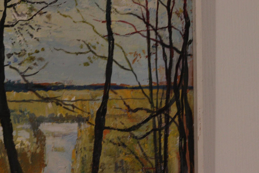 “Landscape with Trees” by Harry Sahlin