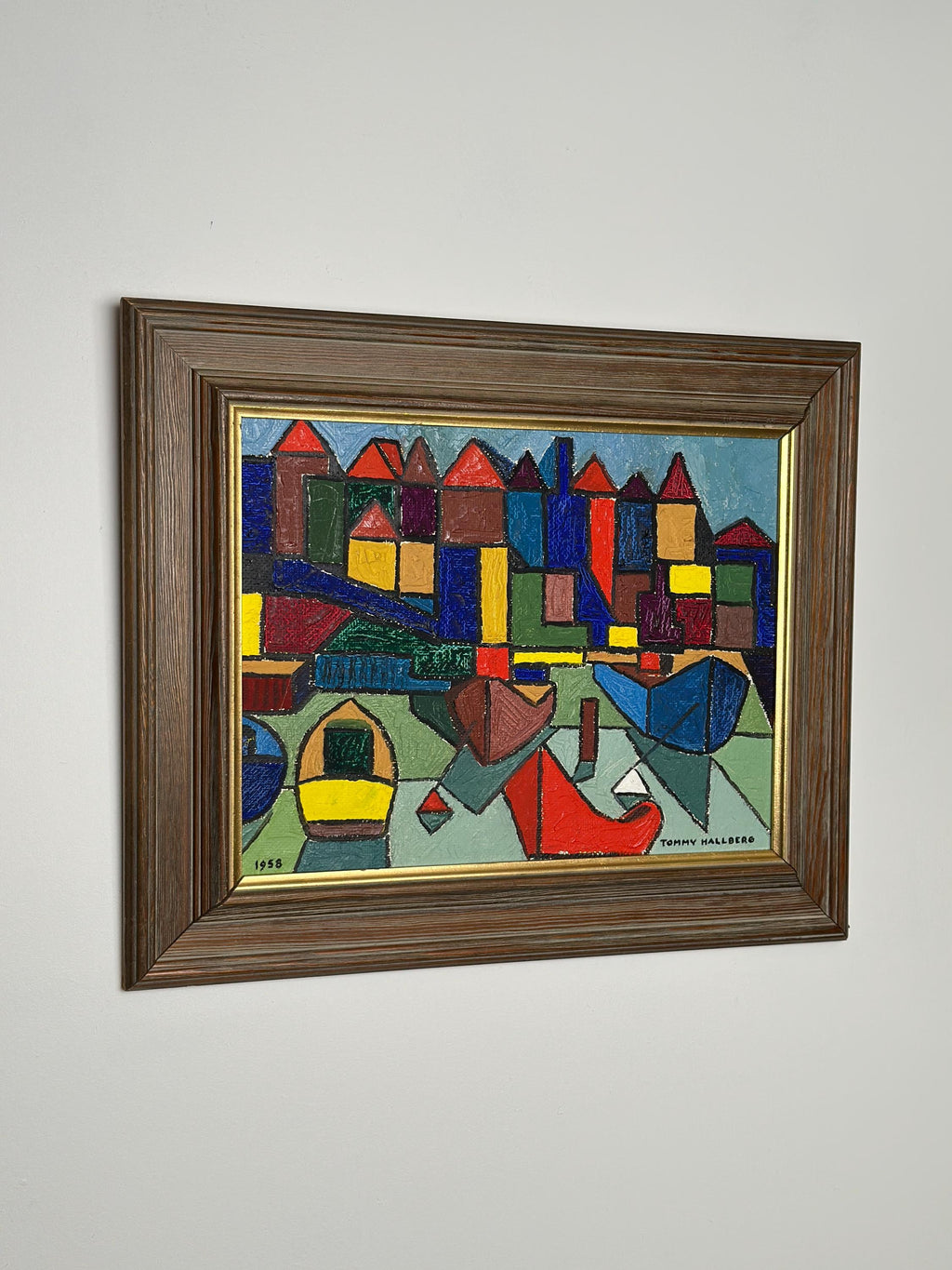 Harbour scene by Tommy Hallberg