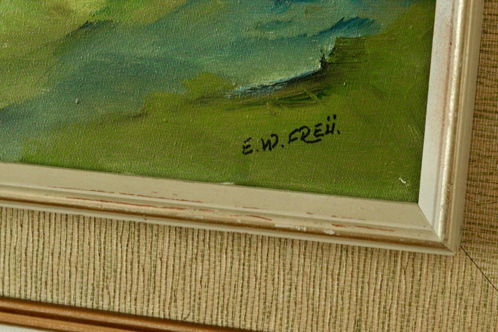 "Landscape with Buildings" by E W Freu