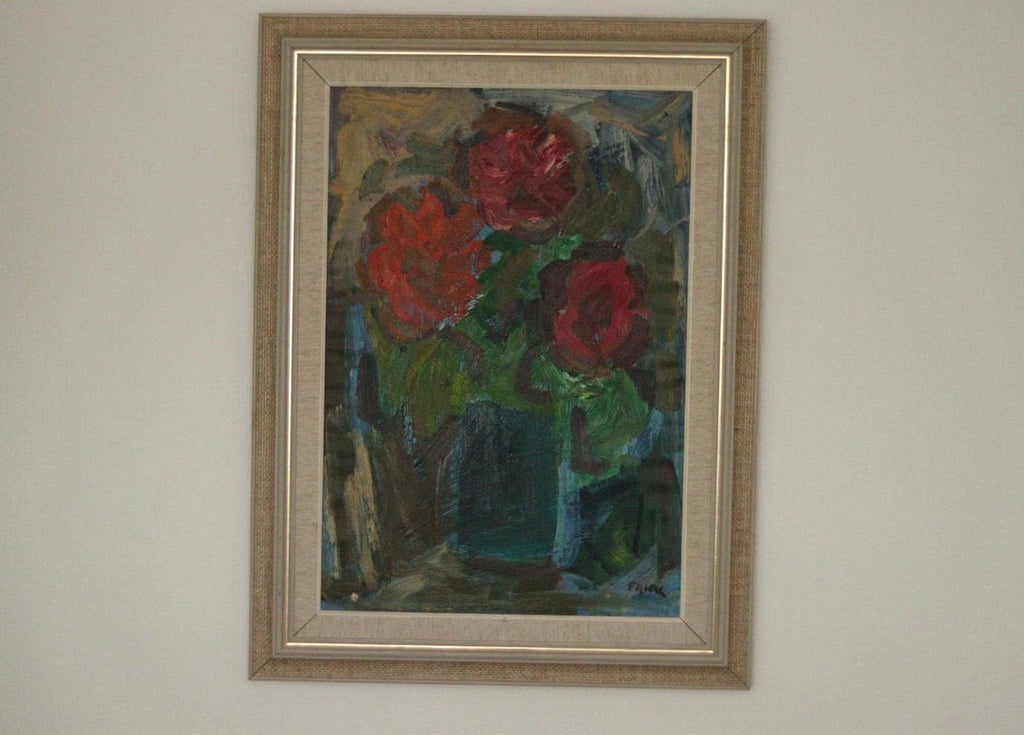 “Still Life with Vase” by Gösta Falck