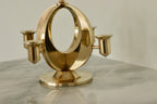 Swedish Brass Candelabra by Arthur Pe Kolbäck