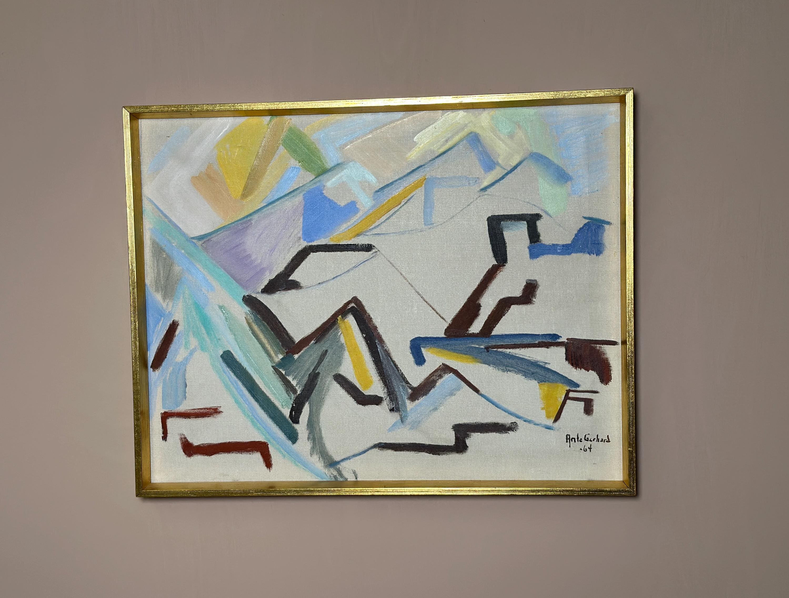 “Abstract Landscape” by Ante Gerhard