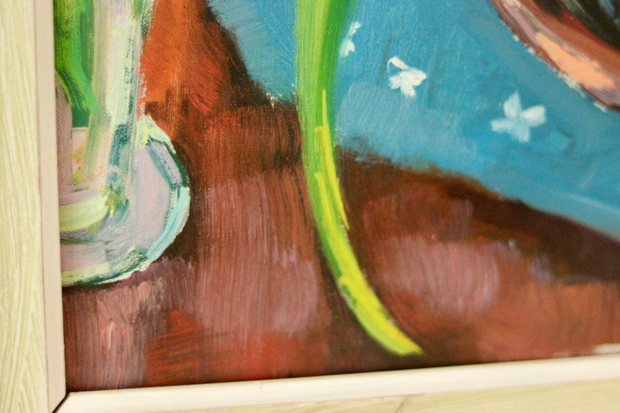 Original Swedish Oil on Canvas – “Still Life Table”