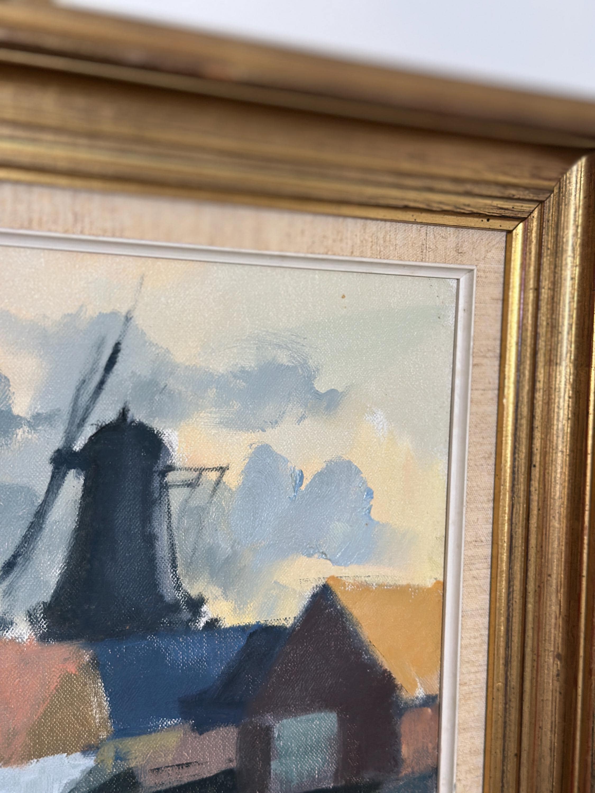 “Village with Windmill” by Stig Wernheden