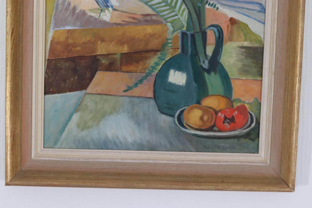 “Amaryllis and Fruit” by A. Lindblom