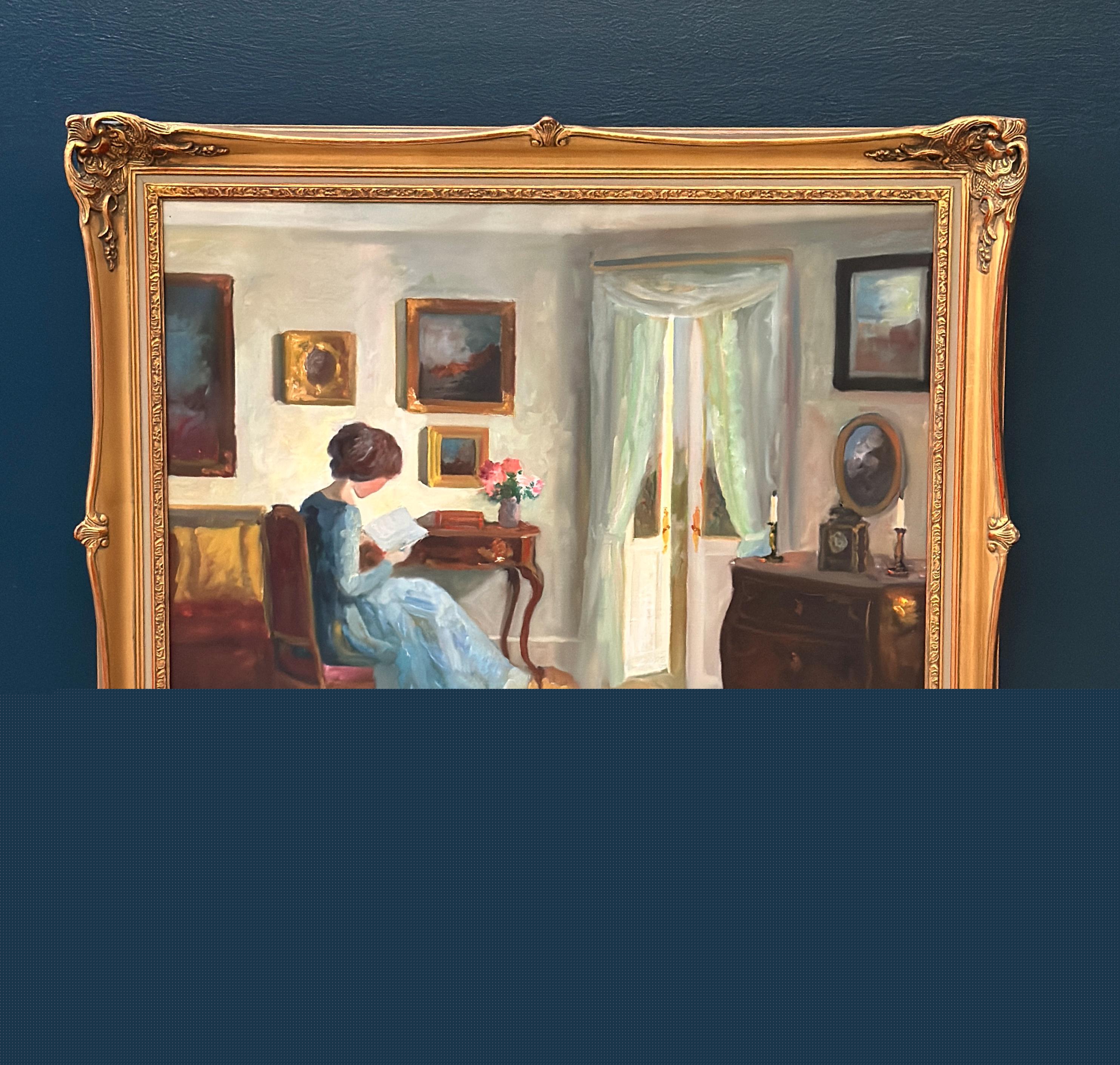 “Woman Reading” by Edith Gert