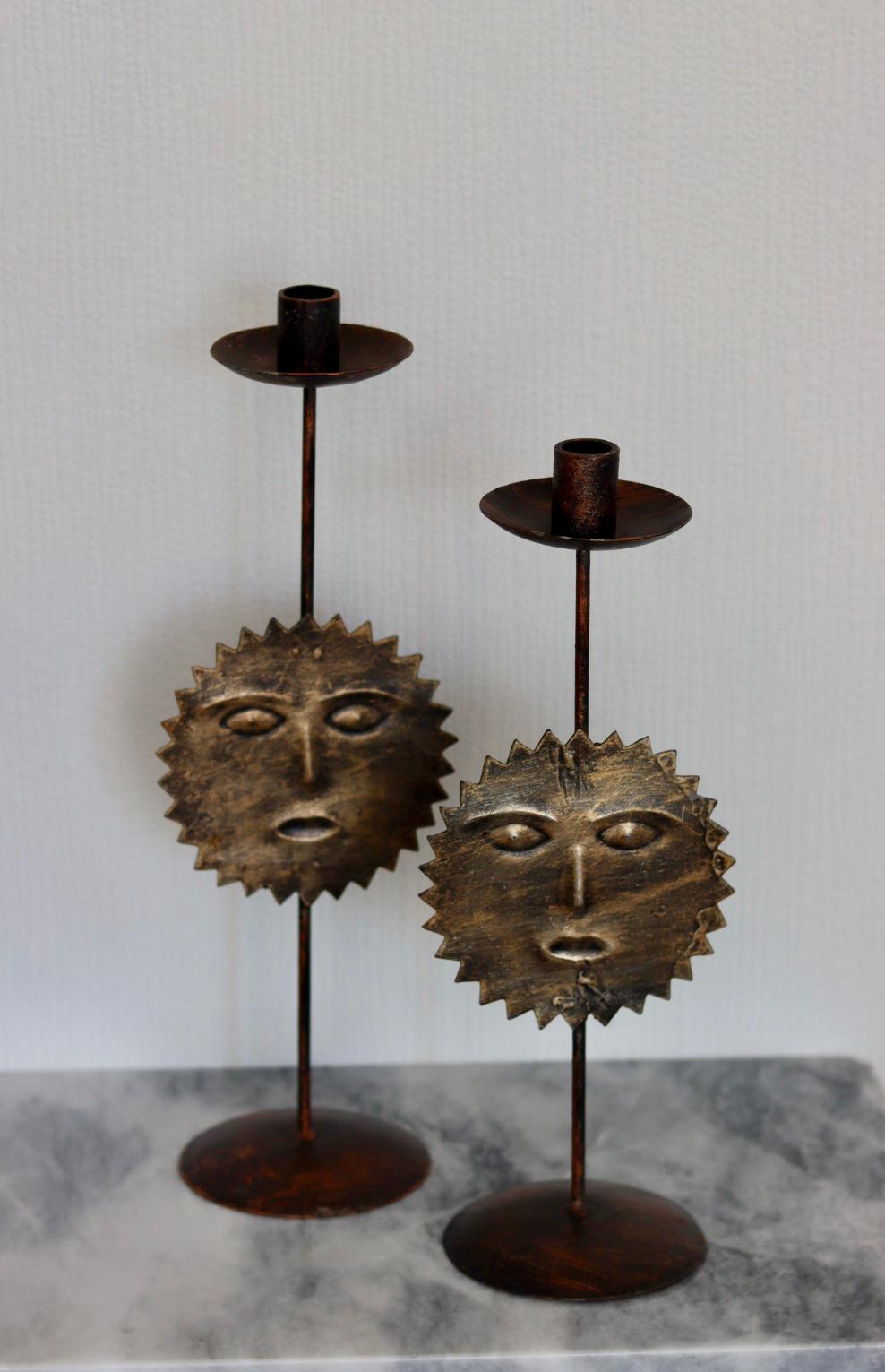 Vintage Sun Candleholders