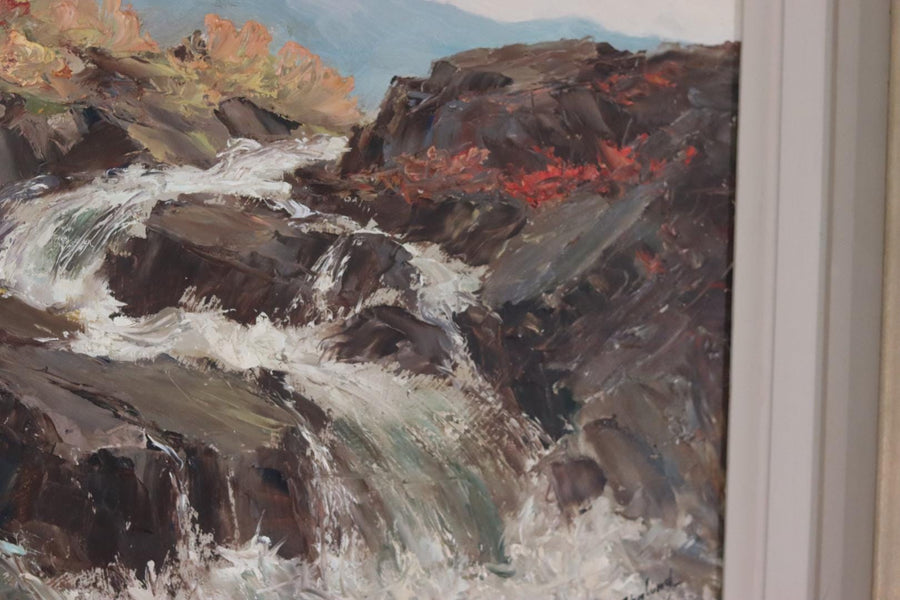 “Landscape with Waterfall” by Åke Ahmlund