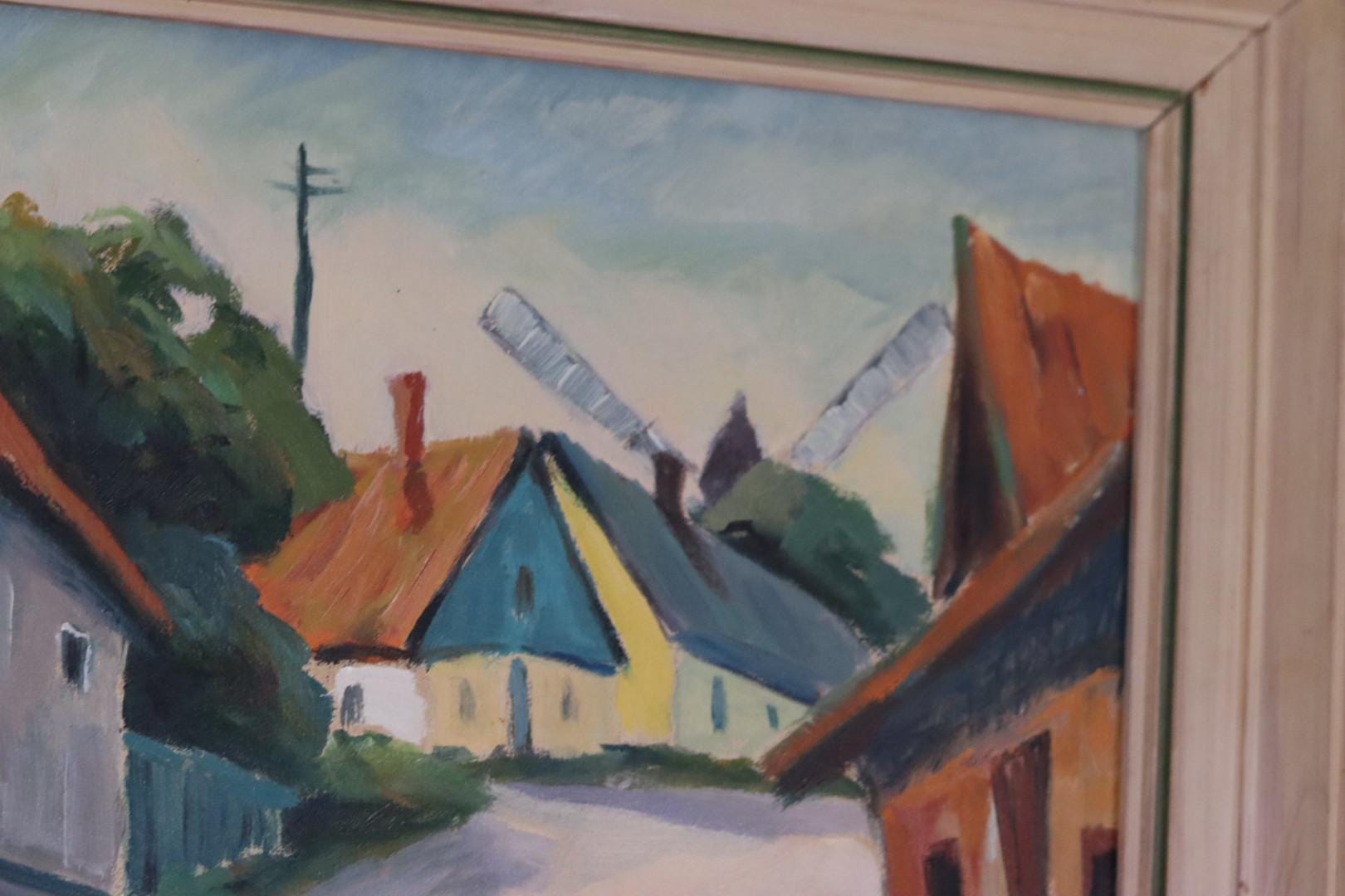 “Village Scene” by Alvar Johansson