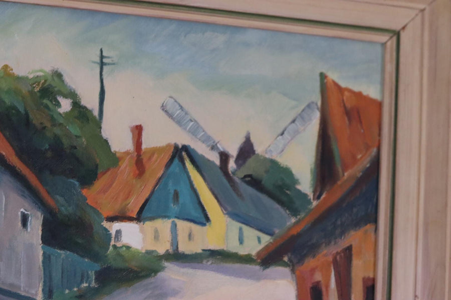 “Village Scene” by Alvar Johansson