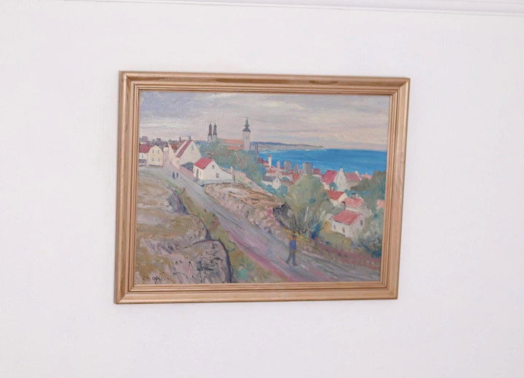 “Village Scene II” by E. R. Olsson