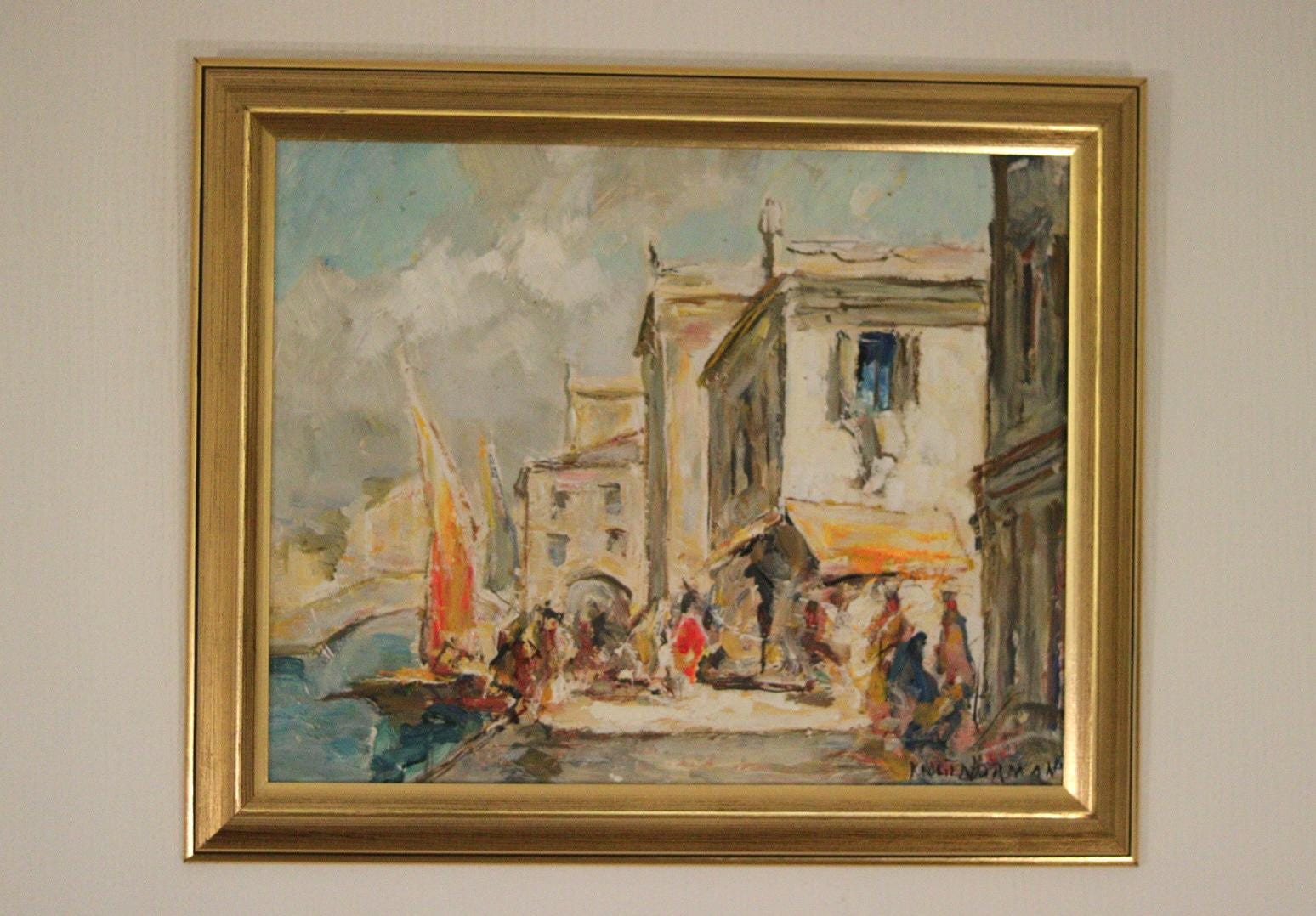“Venice Scene” by Knut Norman