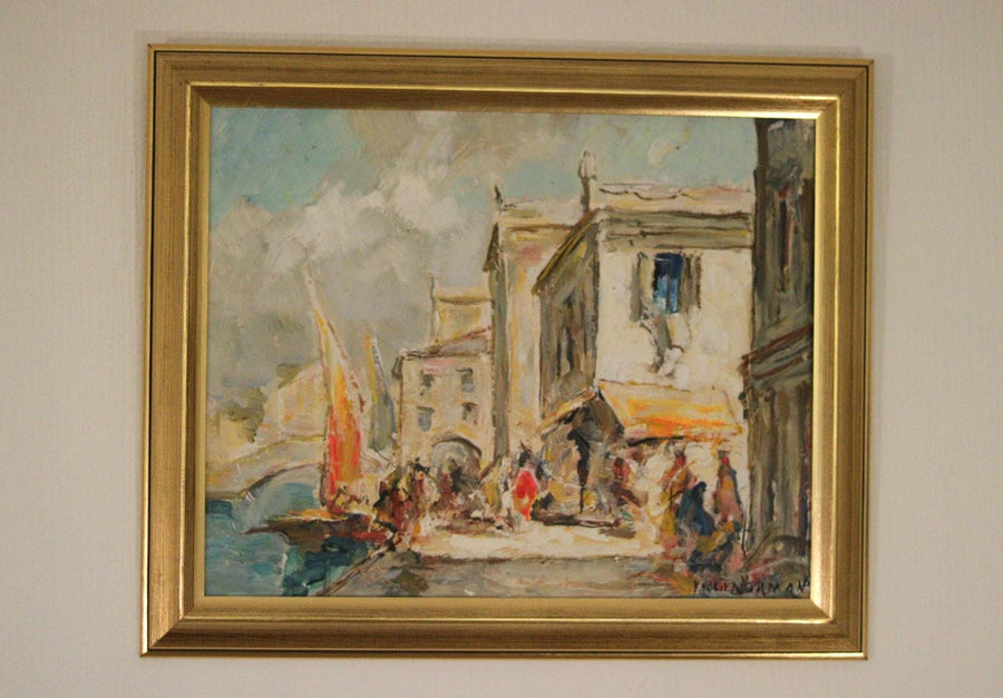 “Venice Scene” by Knut Norman