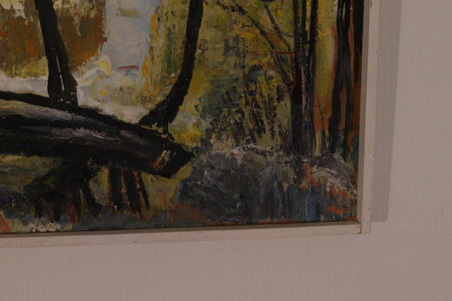 “Landscape with Trees” by Harry Sahlin