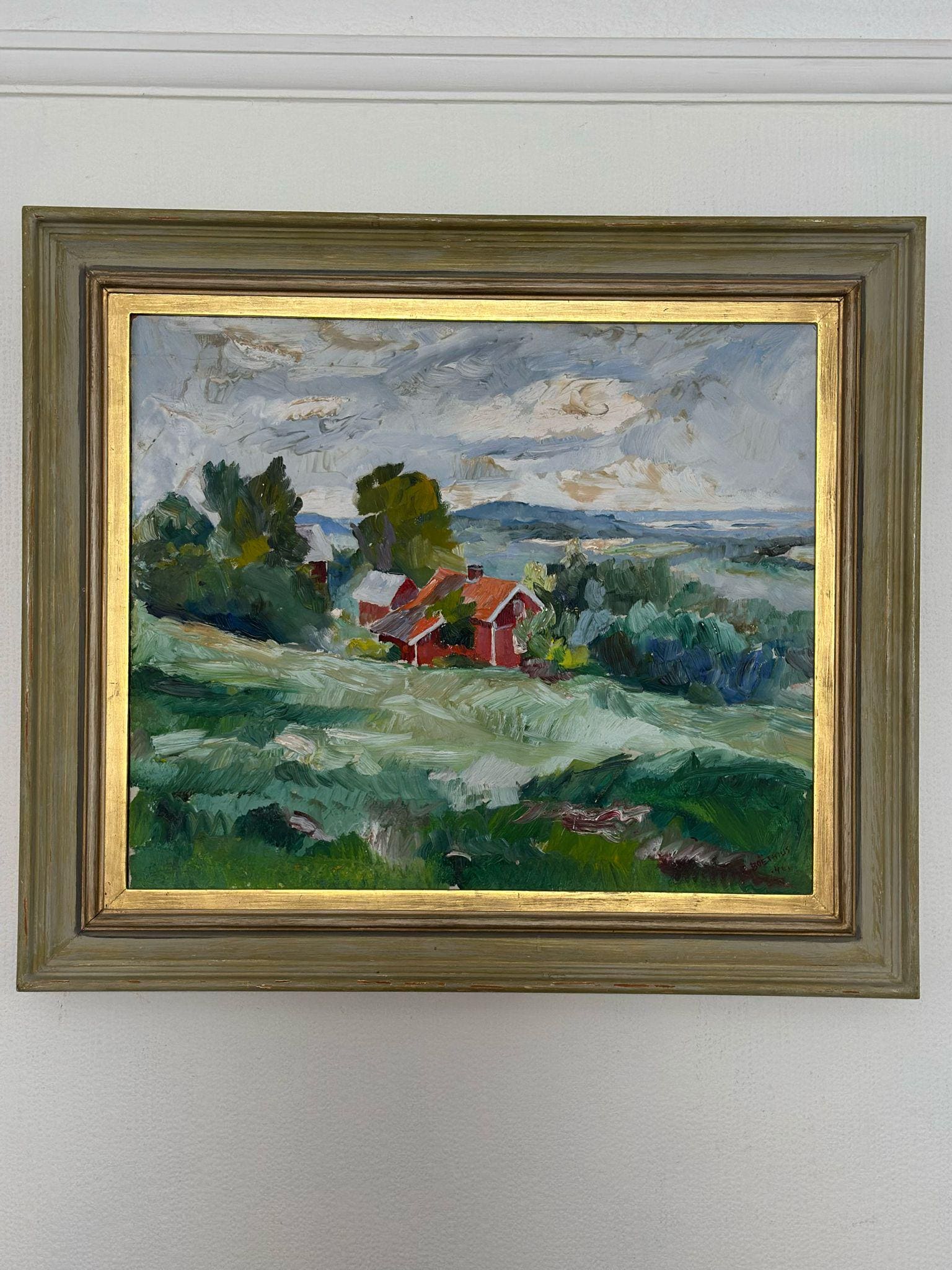 “Landscape” by Erik Boëthius (1897–1970)