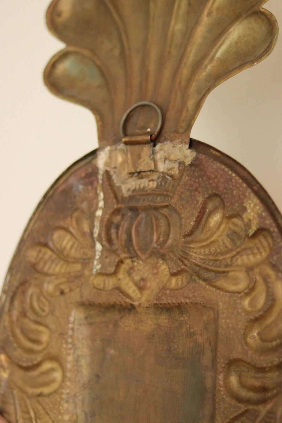 Pair Of Large Mid Century Swedish Brass Sconces