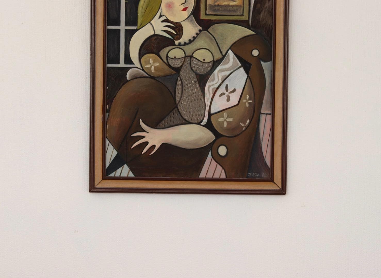 “Sitting Portrait” by Kabe after Pablo Picasso