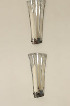 1925, Pair Of Early Century Swedish Pewter Sconces by Tage Fong‑Stedt