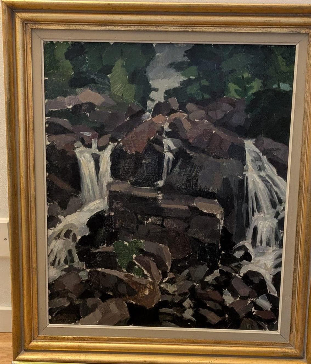 "Cubist Waterfall" – Larson