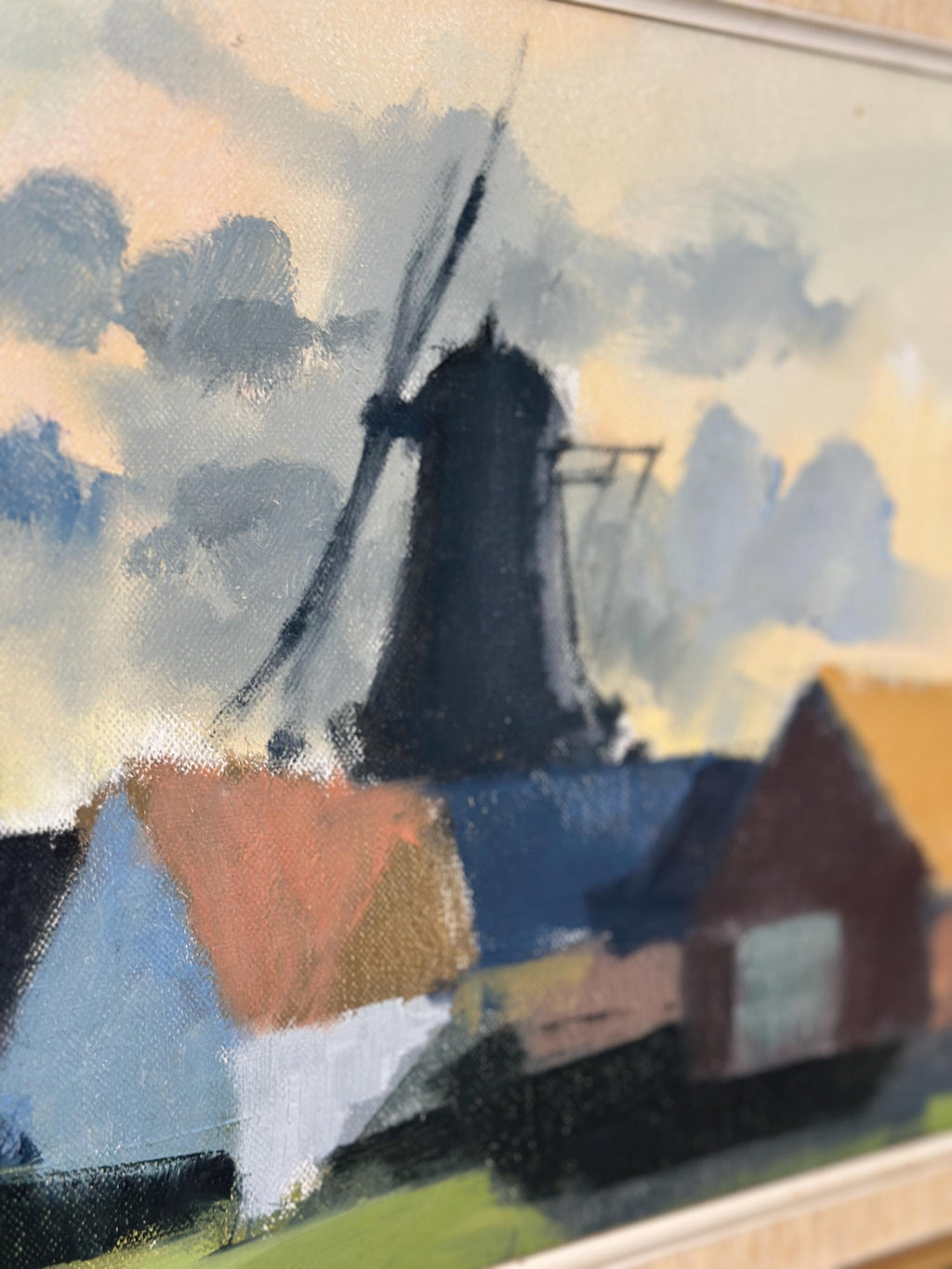 “Village with Windmill” by Stig Wernheden