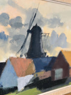“Village with Windmill” by Stig Wernheden
