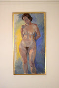 Model Against Blue by Knut Måsö