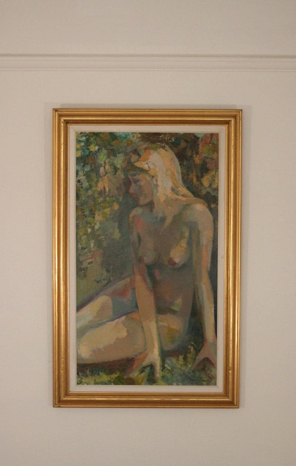 “Seated Woman” by Bernhard Petersen (1911–1988)