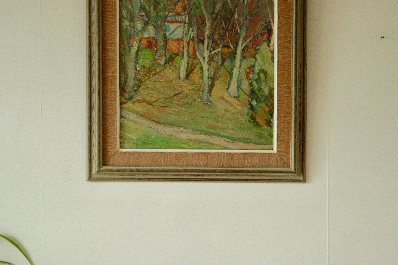 Original Swedish Oil on Panel – “Autumn Landscape”
