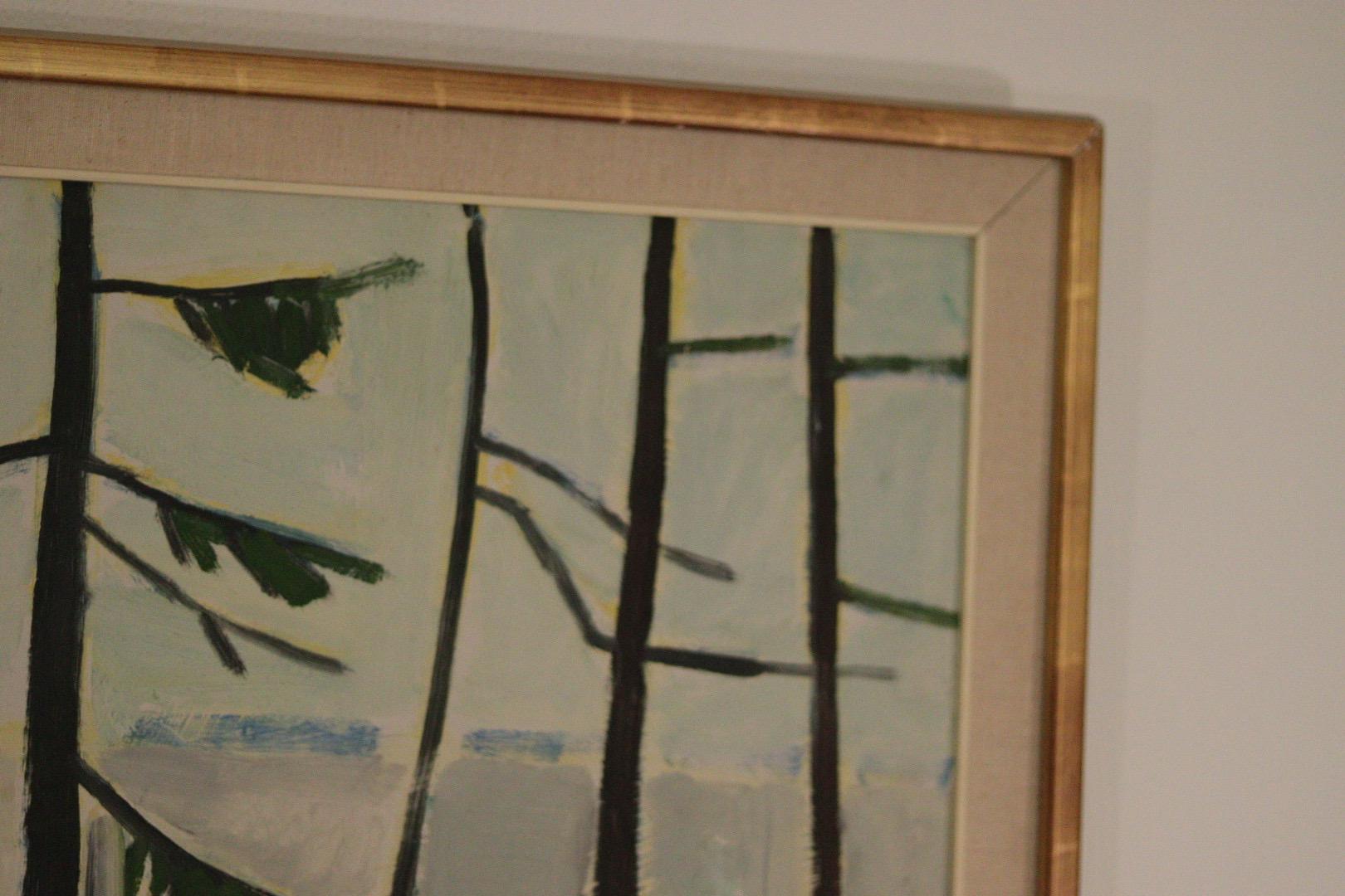 “Winter Day in the Garden” by Kåge Liefwendal 1960s