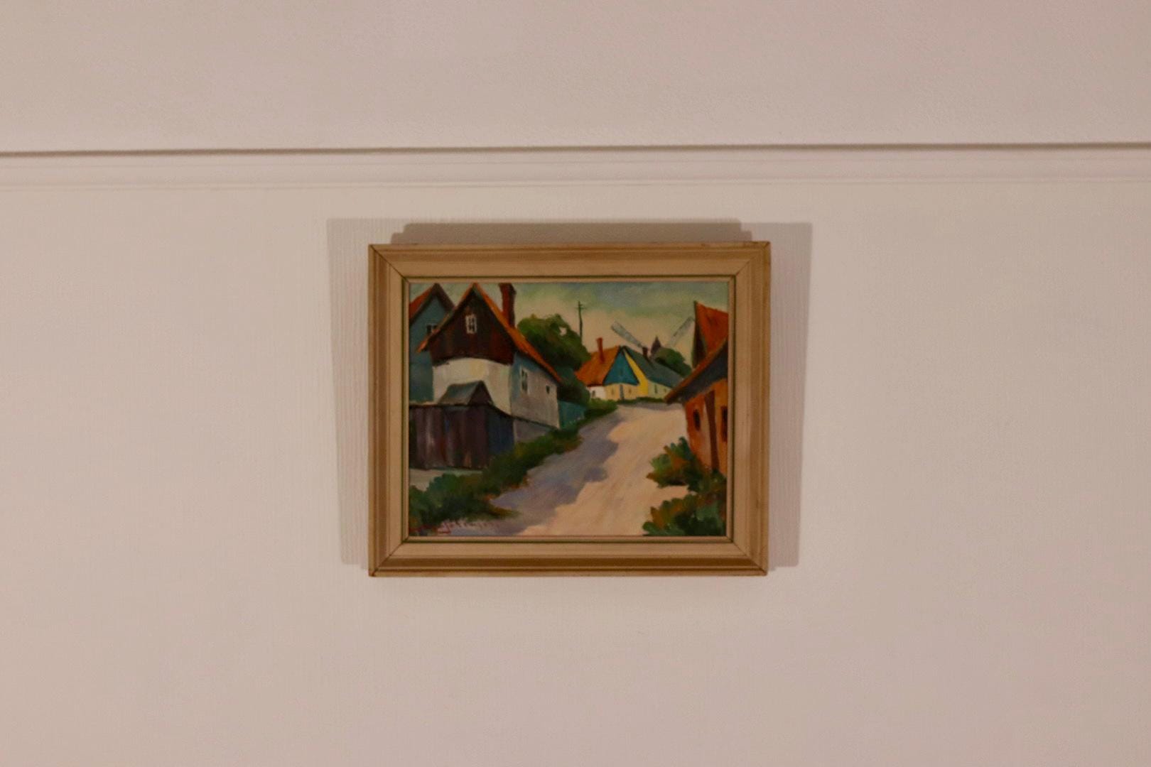 “Village Scene” by Alvar Johansson