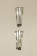 1925, Pair Of Early Century Swedish Pewter Sconces by Tage Fong‑Stedt
