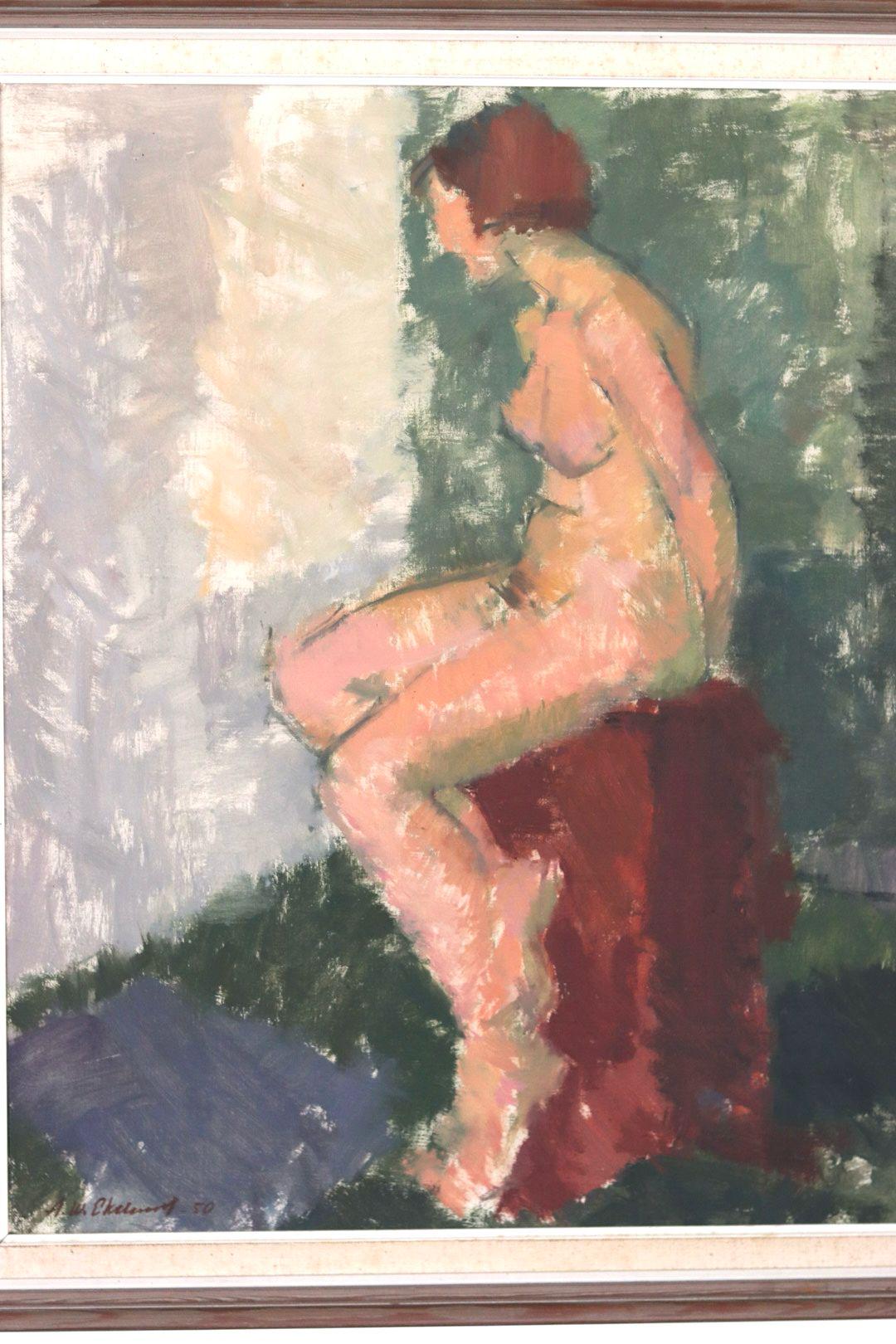 “Seated Model” by Axel Werner Ekelund